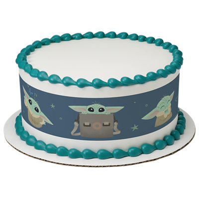 STAR WARS™ The Mandalorian Grogu Strip Photo Cake - Image 1