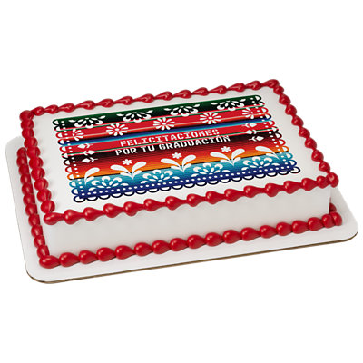 Felicitaciones por tu Graduación Sarape Cake - Image 1