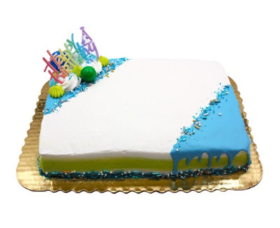 Drips and Balloons Sheet Cake - Image 1
