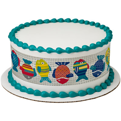 Urban Fish Strip Photo Cake - Image 1