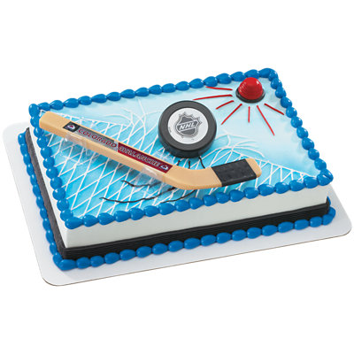 NHL® Colorado Avalanche® Slap Shot Cake - Image 1