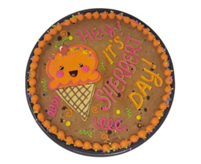 it's Sherbert Day Message Cookie - Image 1