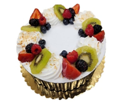 Fruit Topped Tres Leche Round Cake - Image 1