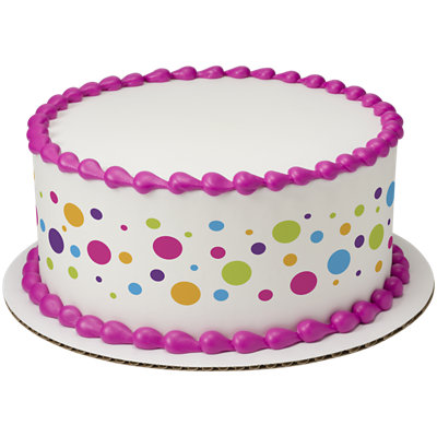 Happy Variety Dots Cake - Image 1