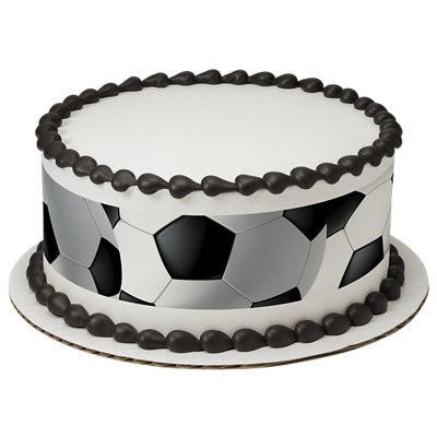 Soccer Strip Photo Cake - Image 1