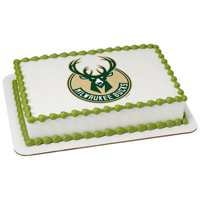 NBA Milwaukee Bucks Image Photo Cake - Image 1
