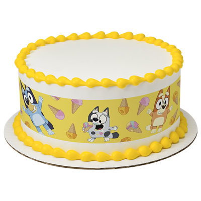 Bluey It's A Sweet Time! Strip Photo Cake - Image 1