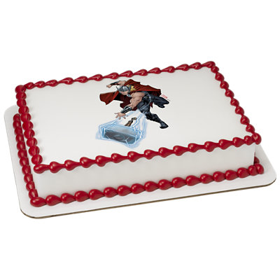 MARVEL's Thor Image Photo Cake - Image 1