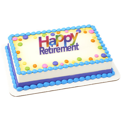 Happy Retirement Cake - Image 1