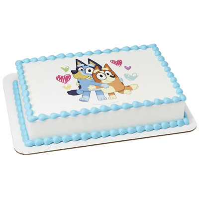 Bluey I'll Always Be Here For You Image Photo Cake - Image 1