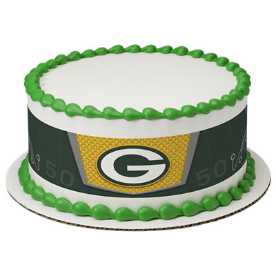 NFL Green Bay Packers Strip Photo Cake - Image 1