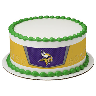 NFL Minnesota Vikings Strip Photo Cake - Image 1