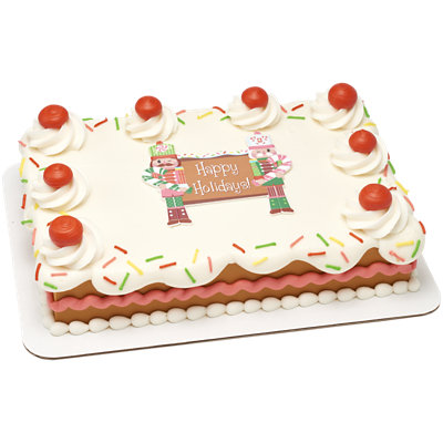 Happy Holidays Nutcracker Cake - Image 1