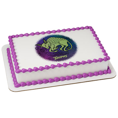 Taurus Image Photo Cake - Image 1