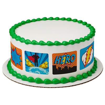 Comic Strip Bursts Cake - Image 1