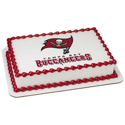 NFL Tampa Bay Buccaneers Image Photo Cake - Image 1