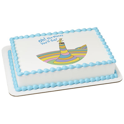 Oh, The Places You'll Go! Image Photo Cake - Image 1