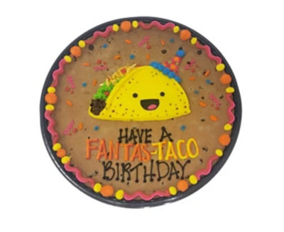 Have a Fantas-taco Birthday Message Cookie - Image 1