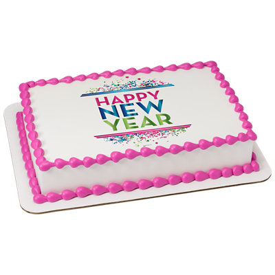 New Year's Confetti Cake - Image 1