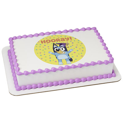 Bluey Hooray! Graduation Cake - Image 1