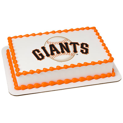 MLB® San Francisco Giants Image Photo Cake - Image 1