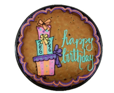 Happy Birthday Presents Message Cookie - Image 1