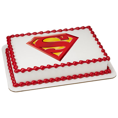 Superman Power Up Image Photo Cake - Image 1