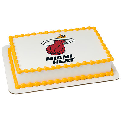 NBA Miami Heat Cake - Image 1