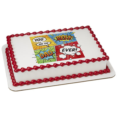 Best Dad Ever! Image Photo Cake - Image 1