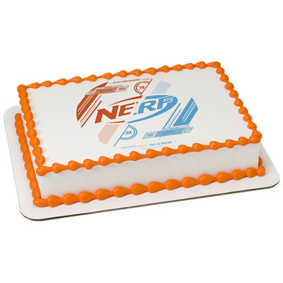 Nerf Bring It On! Image Photo Cake - Image 1