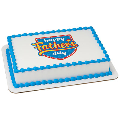 Happy Father's Day Hero Image Photo Cake - Image 1