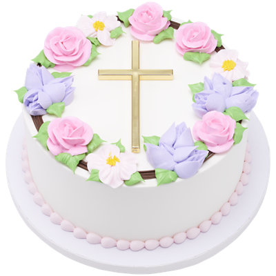 Gold Cross Cake - Image 1