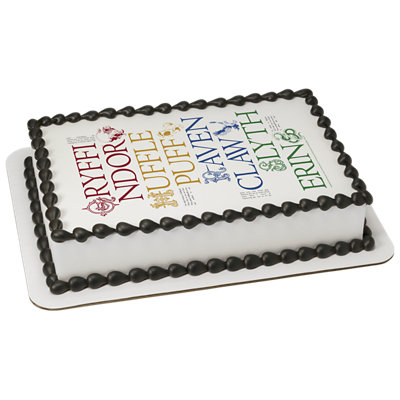 Harry Potter Which House Are Yo Image Photo Cake - Image 1
