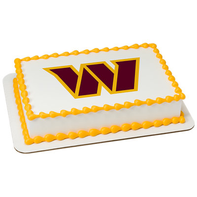 NFL Washington Commanders Image Photo Cake - Image 1