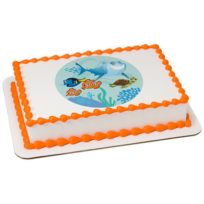 Disney and Pixar's Finding Nemo Adventures Image Photo Cake - Image 1
