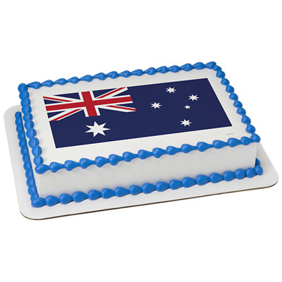 Australia Country Flag Cake - Image 1