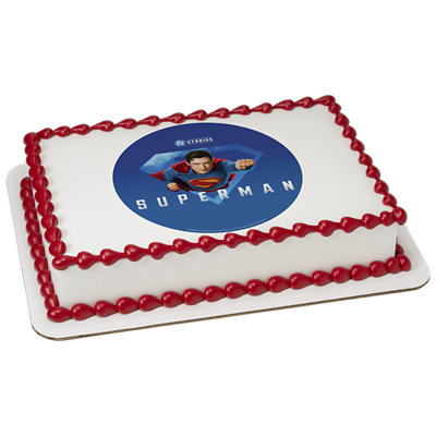 Superman Legacy Image Photo Cake - Image 1