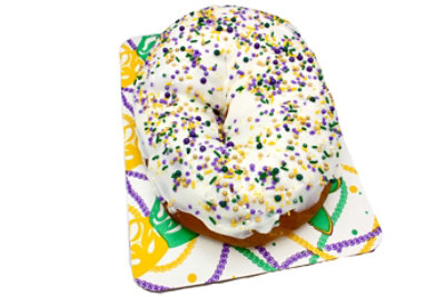 Cinnamon King Cake with Carnival Colored Sprinkles  - Image 1