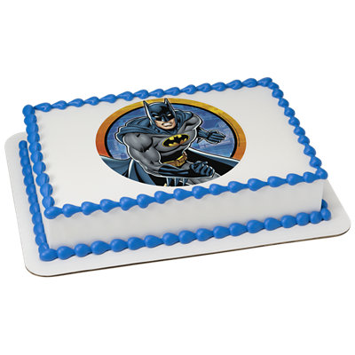 Batman™ Kaa Boom Image Photo Cake - Image 1