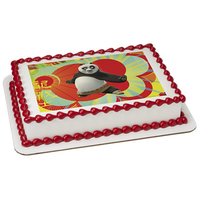 Kung Fu Panda Dragon Warrior Image Photo Cake - Image 1