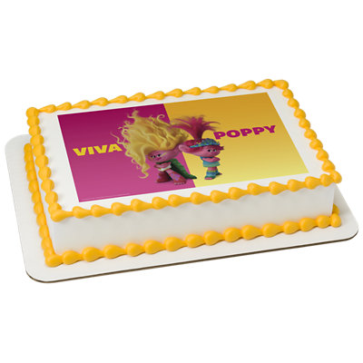 DreamWorks Trolls Poppy and Viva Cake - Image 1