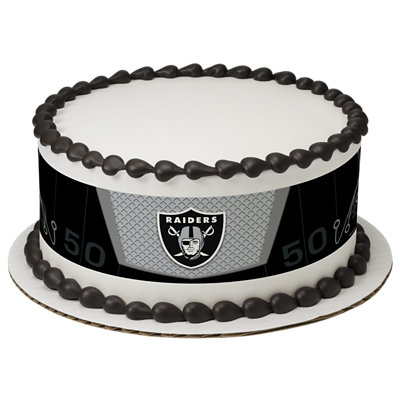 NFL Las Vegas Raiders Strip Photo Cake - Image 1