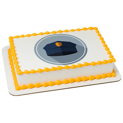 Law Enforcement Image Photo Cake - Image 1