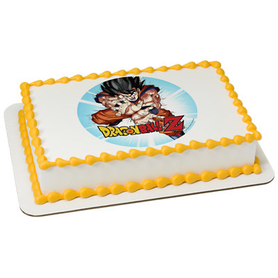 Dragon Ball Z Son Goku Image Photo Cake - Image 1