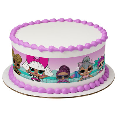 L.O.L. SURPRISE Outrageous Strip Photo Cake - Image 1