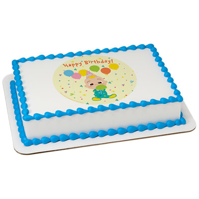 Cocomelon Happy Birthday! Image Photo Cake - Image 1