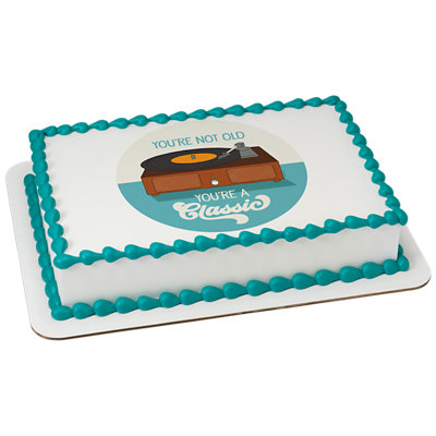 Classic Birthday Image Photo Cake - Image 1
