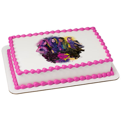 Disney Descendants 3 Image Photo Cake - Image 1