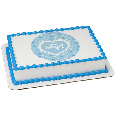 It's A Boy! Image Photo Cake - Image 1
