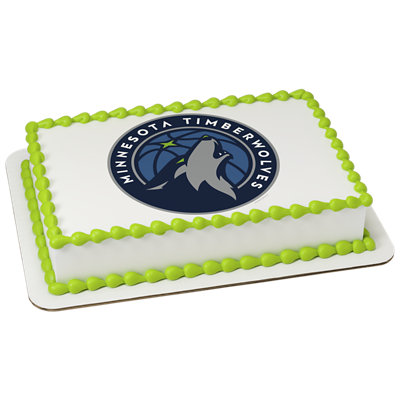 NBA Minnesota Timberwolves Image Photo Cake - Image 1